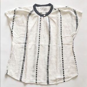 Ace & jig voyage top in white chord xs